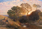 Samuel Palmer (1805-1881), Sunset. : r/museum