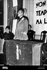 Renato Ricci, fascist politician, 1936, speaking to italians in Berlin ...