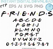 Friends Font SVG TTF Friends TV Show Inspired Logo Font - Etsy ...