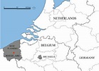 Location map of the West-Flanders region. | Download Scientific Diagram