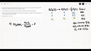 Cálculos estequiométricos para la reacción de descomposición del ...