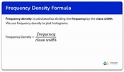 Frequency Density Formula - GCSE Maths - Steps & Examples