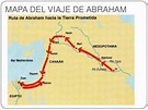 el mapa y el recorrido de Abraham hasta Canaán - Brainly.lat