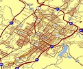 City Map of Scranton