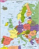 Labeled map of europe countries and capitals pictures 2 | Countries in ...