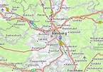 Kaart van Bamberg- plattegrond van Bamberg- ViaMichelin