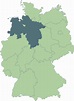 Bundesland Niedersachsen: Niedersachsenflagge und Flagge