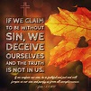 Claim to be without Sin - I Live For JESUS