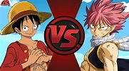 LUFFY vs NATSU! (One Piece vs Fairy Tail) Cartoon Fight Club Episode ...