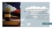 LESSON 7 (MALOLOS CONSTITUTION)