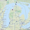 Map of Michigan | MapQuest | Alpena, Map of michigan, Traverse city camping