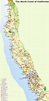 Map California North – Topographic Map of Usa with States