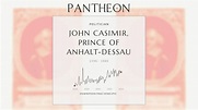 John Casimir, Prince of Anhalt-Dessau Biography - Prince of Anhalt ...