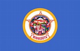 Flagge von Minnesota Bild und Bedeutung der Flagge von Minnesota ...
