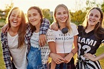 Group of teenage girls stock photo (159542) - YouWorkForThem