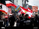 Berlin, Germany. 26th Apr, 2014. Members of the extreme right National ...