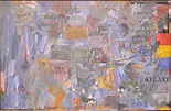 Jasper Johns Map, 1963, an encaustic on canvas masterpiece owned by ...