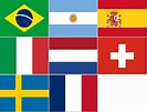 Kit 8 Bandeiras Países Diversos 1,50m X 90cm Escolher Nações - R$ 439 ...