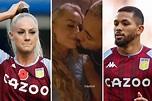 Aston Villa's Douglas Luiz in loved up picture with women's star Alisha ...