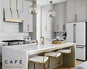 Starting the week off with this beautiful kitchen with matte white Café ...