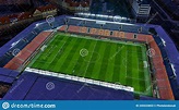 Letna Stadium AC Sparta Prague Stadium Aerial View in Czechia Editorial ...