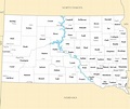 South Dakota Cities And Towns - MapSof.net