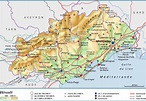 Carte de l'Hérault - Hérault carte du département 34 - villes, tourisme...