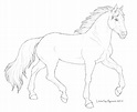 Free Horse Lineart by Agaave on DeviantArt