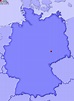 Lage von Leipzig in Deutschland - Orte-in-Deutschland.de