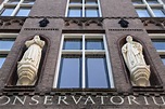 Statues at the Conservatorium Building at Utrecht the Netherlands 27-12 ...