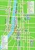 Grand Rapids hotels and sightseeings map - Ontheworldmap.com