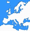 Blank Map Of Europe No Borders - Maping Resources