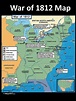 Period IV: War of 1812 Map Diagram | Quizlet
