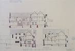 A PRINT OF THE ARCHITECTURAL PLAN FOR THE HILL HOUSE, HELENSBURGH The ...
