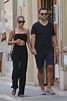 Sylvie Meis and Niclas Castello step out for some shopping in Saint ...