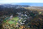 Aerial picture of Fairfield University and the surrounding area ...