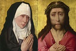 Workshop of Dieric Bouts: Christ and the Virgin Diptych (1470–75)