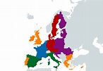 European Union with 20% Population for each Colour : MapPorn