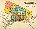 Manual Wayne County | Detroit, Detroit map, Map