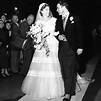 Eunice Kennedy and Sargent Shriver on their wedding day, May 23, 1953 ...