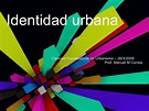 Identidad social urbana