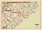 Map Of North And South Carolina, Why Is There a North and South ...