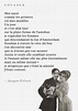 6 poésies de Jacques Prévert à télécharger et imprimer gratuitement
