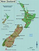 Map of New Zealand (Regions) : Worldofmaps.net - online Maps and Travel ...