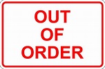 Out of order image - vietlasopa