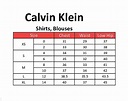 Calvin Klein Sizing Chart