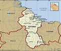 Гайана карта и географическое описание страны столица факты информация