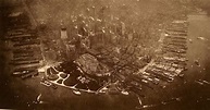 The first aerial photo of Manhattan (1922) : pics