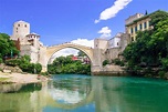 Alte Brücke („Stari Most“) in Mostar, Bosnien-Herzegowina | Franks ...