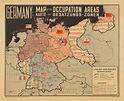 Nazi Germany World War 2 Map Post War Potsdam Chart - Etsy